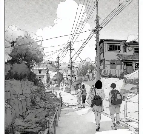《放学后》日常漫画封面